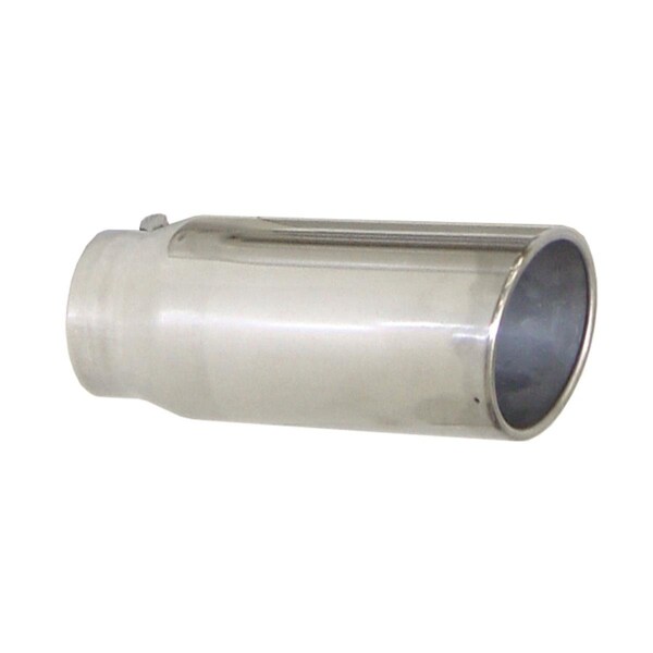 Pypes Performance Exhaust 4 x 5 x 12 in. Rolled Bolt on Tail Pipe Tip PYPEVT405 - main